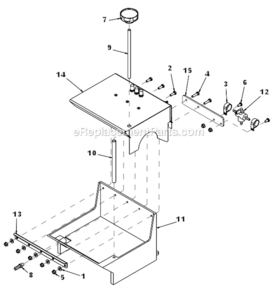 Part Location Diagram of 155452 MK Diamond Screw, 1/4-20 X 1/2 Pan Head P